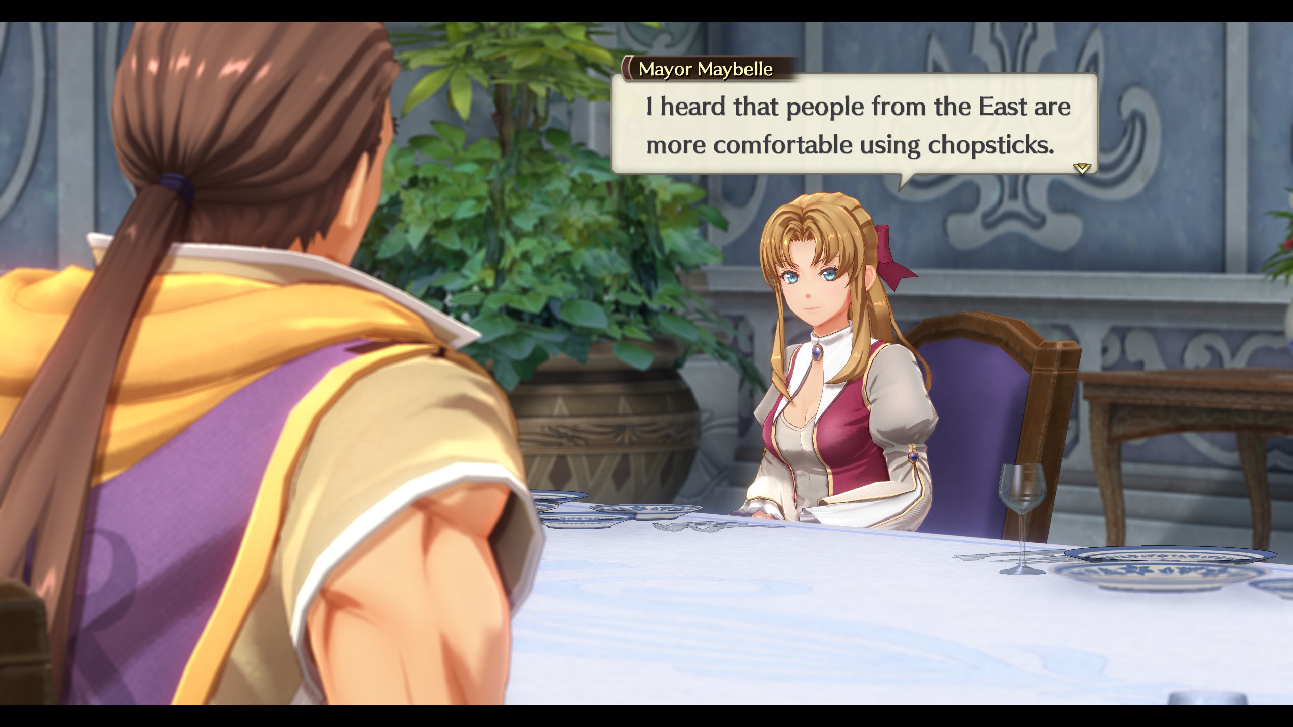 Mayor Maybelle says: I heard people from the east are more comfortable using chopsticks